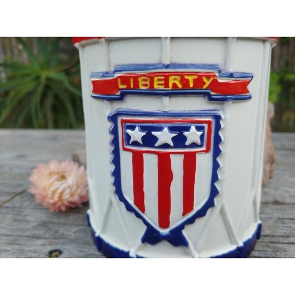 Vintage Liberty Drum Collectable Piggy Bank - Picture 2 of 10